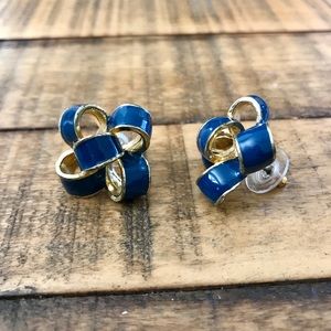 Kate Spade navy stud earrings